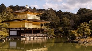 china, japan, construction, architecture, style, forest, solitude - wallpaper, background, image